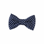  Baker & Bray | Polka Dot Dog Dog Bow Tie | Navy   Pets Own Us