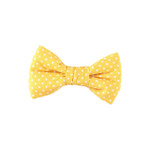  Baker & Bray | Polka Dot Dog Dog Bow Tie | Yellow   Pets Own Us