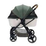  Ibiyaya® Retro Luxe Pet Stroller | Prism Black or Soft Sage  FS2102-BK Pets Own Us
