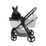  Ibiyaya® Retro Luxe Pet Stroller | Soft Sage  FS2102-GN Pets Own Us