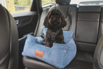  Where's Winnie Luxury Isofix Dog Car Seat | Denim Blue   Pets Own Us