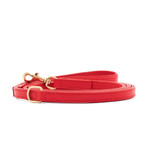  William Walker Leather Dog Lead | Plain Collection | Chili   Pets Own Us