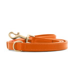  William Walker Leather Dog Lead | Plain Collection | Amber   Pets Own Us