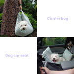  Julibee's Vibrant Waterproof Dog Car Seat | Mint Green | 4 Sizes   Pets Own Us