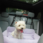  Julibee's Plush Luxury Dog Car Seat | Lavender  JUB-PL-L Pets Own Us