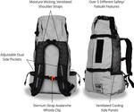  K9 Sports Sack | Air 2 Dog Backpack | 4 Sizes | Grey   Pets Own Us