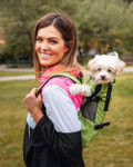 K9 Sports Sack | Trainer Dog Backpack Carrier | 4 Sizes | Greenery   Pets Own Us