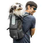  K9 Sports Sack | Trainer Dog Backpack Carrier | 4 Sizes | Iron Gate Grey   Pets Own Us