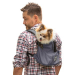  K9 Sports Sack | Trainer Dog Backpack Carrier | 4 Sizes | Iron Gate Grey   Pets Own Us