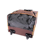  Ibiyaya Liso Backpack & Parallel Transport Pet Trolley | Orange/Brown  FC1705-BR Pets Own Us