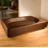 Pet Interiors Cube Leather Luxury Dog Bed By Pet Interiors   Pets Own Us