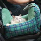  Julibee's Tartan Pet Car Seat | Highland Green  JUB-TAR-HG Pets Own Us