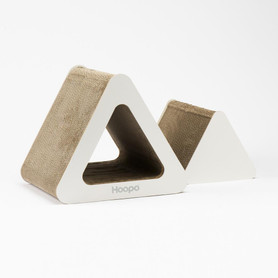  Hoopo® Triangle Scratching Furniture | White  HOOP-TRI-WHT Pets Own Us