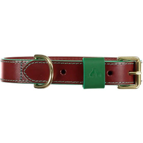 Baker & Bray Pimlico Dog Collar by Baker & Bray - Tan/Green   Pets Own Us