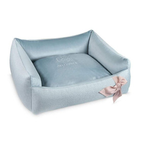 Oh Charlie Mayliss Luxury Dog Bed by Oh Charlie - Pastel Blue   Pets Own Us