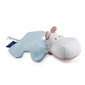 Oh Charlie Mr. Hippo Toy by Oh Charlie - Blue/Pink/Grey   Pets Own Us