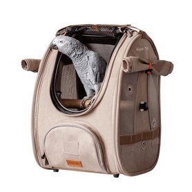  Ibiyaya TrackPack | Bird Carrier Backpack with Perch | Airline-Approved  FC2296-T Pets Own Us