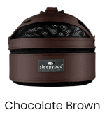  SleepyPod | Mobile Pet Carrier & Bed | Crash Tested | Chocolate Brown