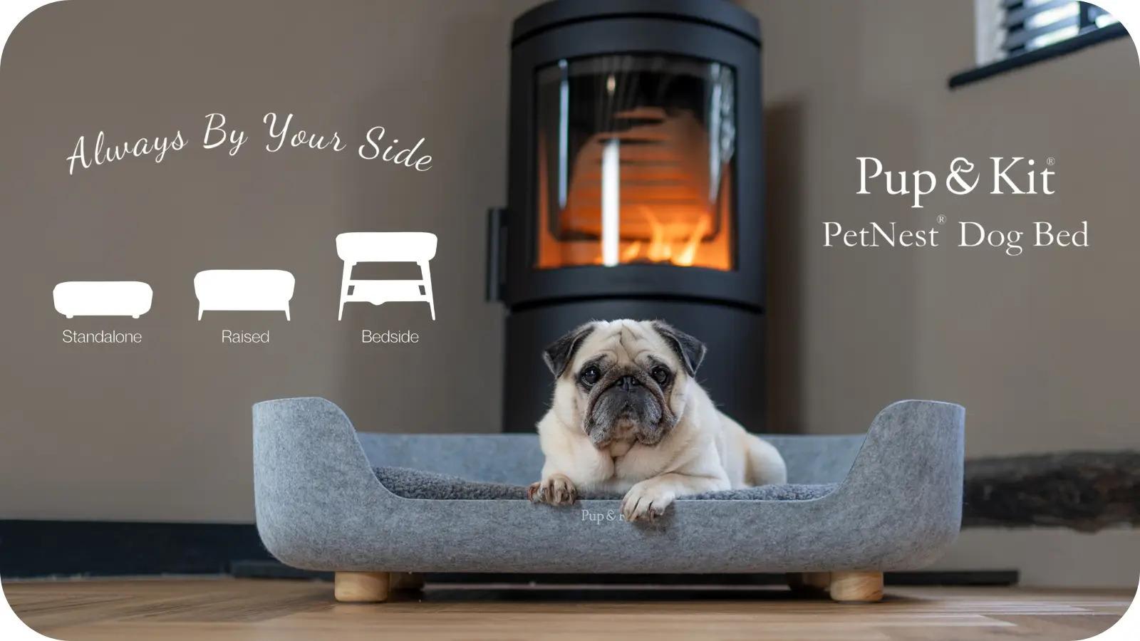 Pup & Kit Petnest Dog Bed & Bedside Stand - Pets Own Us