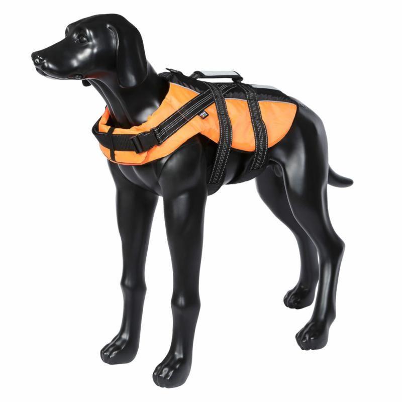 Rukka Pets Safety Dog Life Vest in Orange – Reflective Adjustable