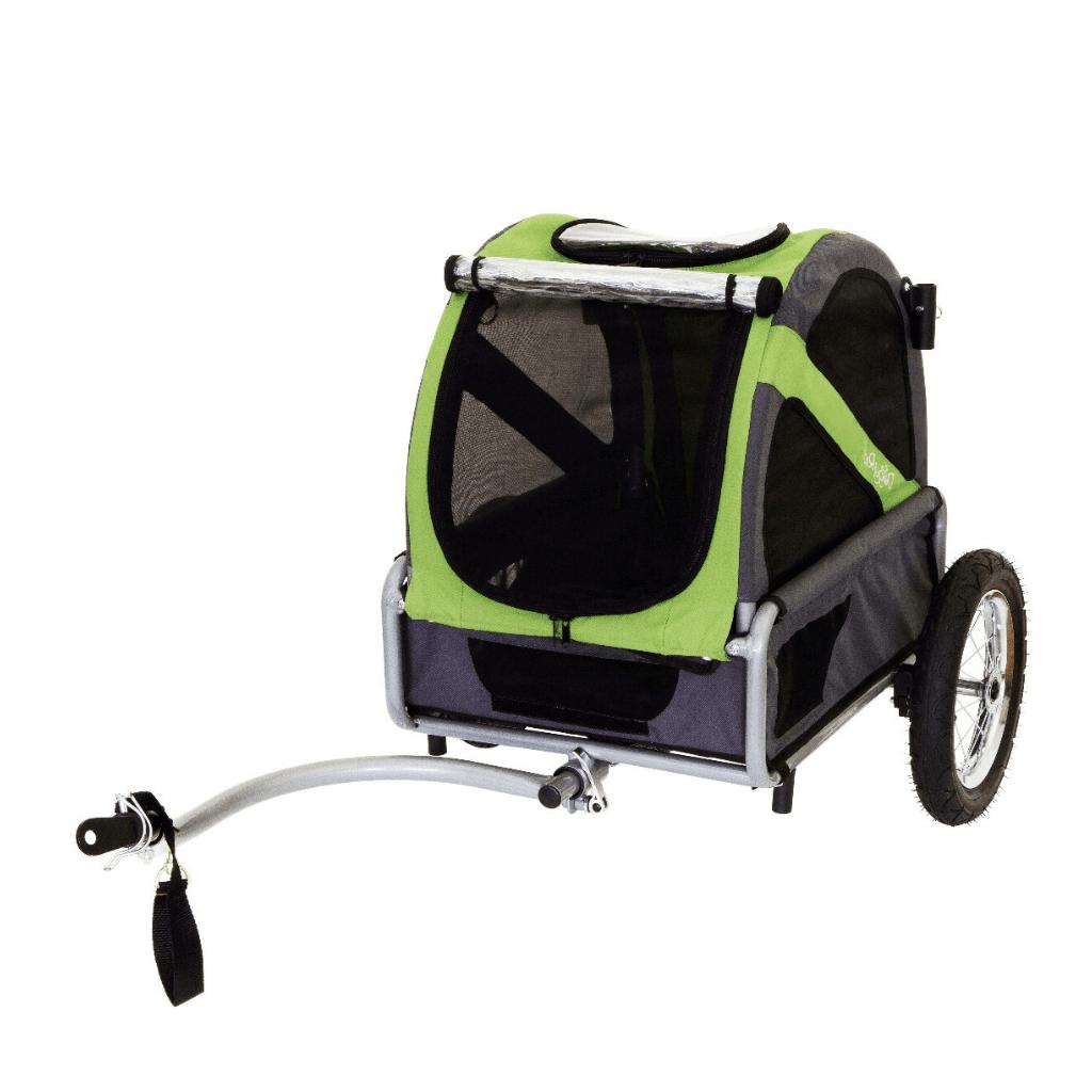DoggyRide Mini Dog Bike Trailer , Green , Free UK Shipping!
