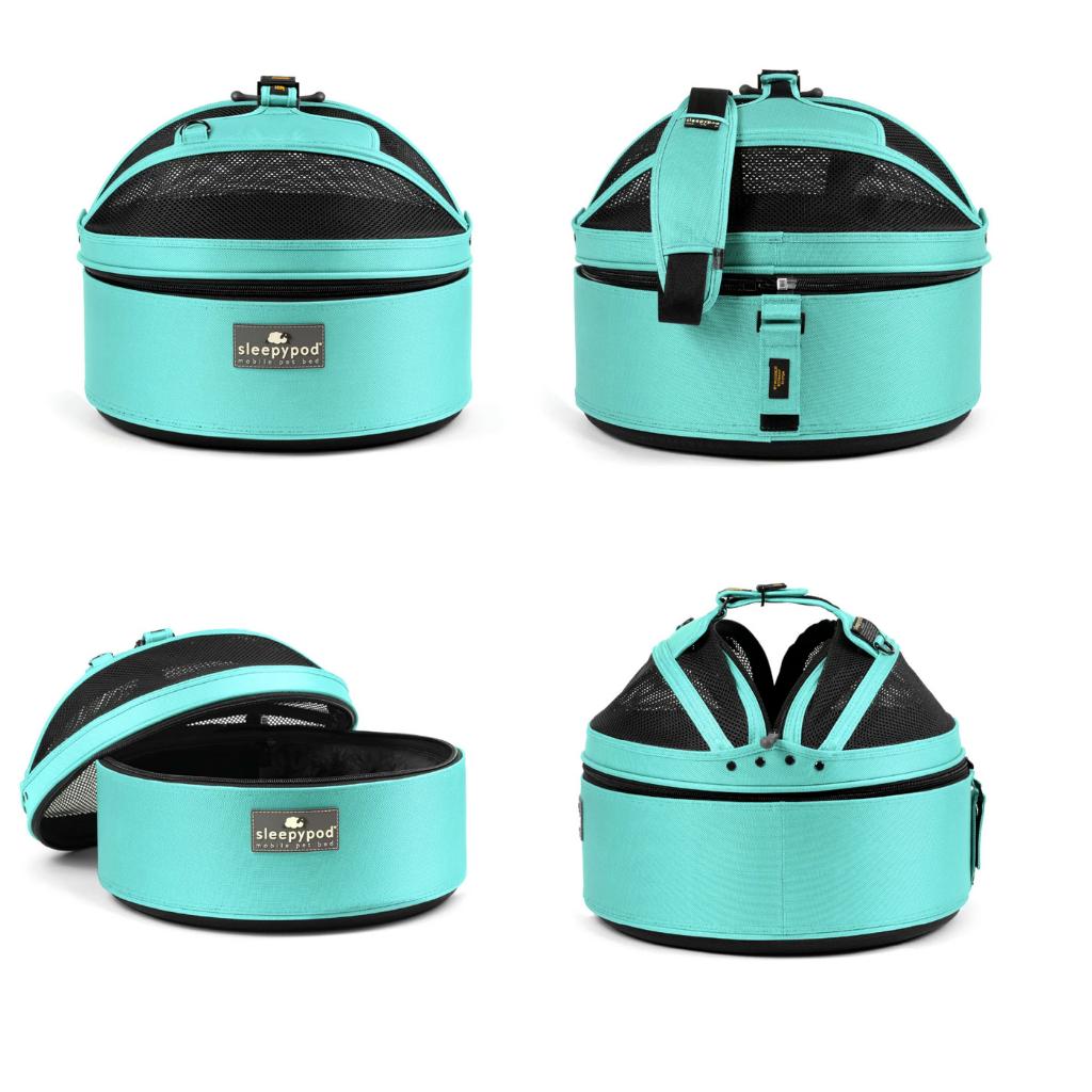SleepyPod Mobile Pet Carrier Bed Crash Tested Robin Egg Blue