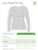 Size Chart Long Sleeve Tee