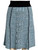 Teal Space Dye 4-Panel Skirt  Teal Space Dye 4-Panel Skirt