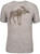 One Fifth Men's Jersey Knit Woodcut Moose Crew Neck Shirt