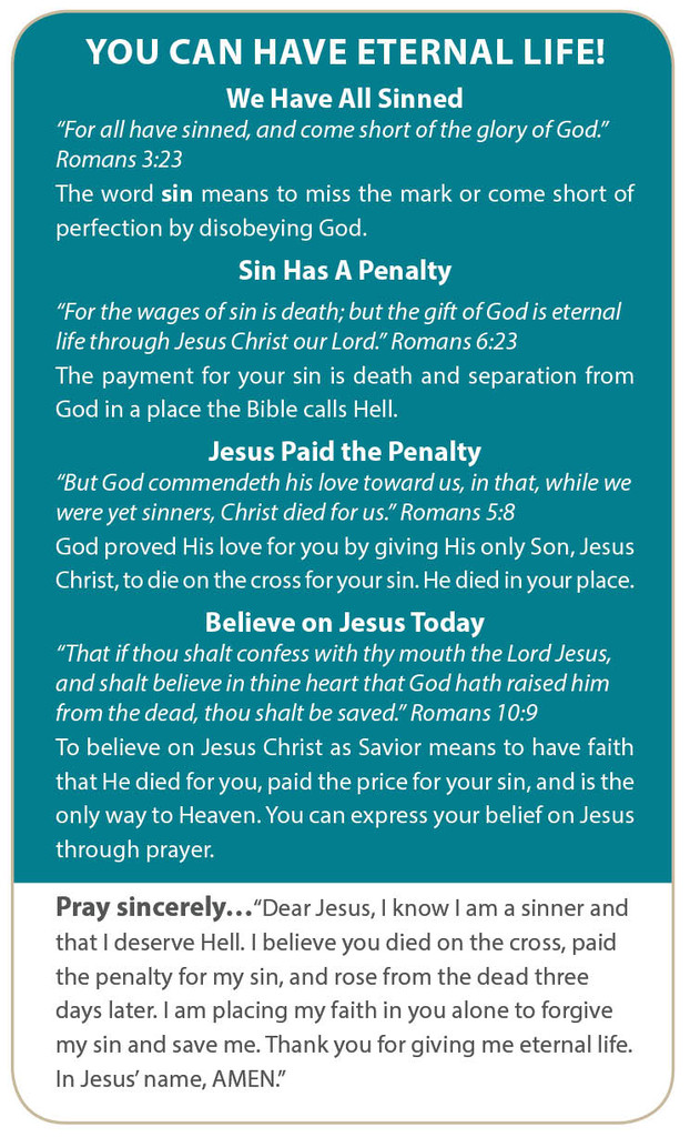 Gospel Card–Blue