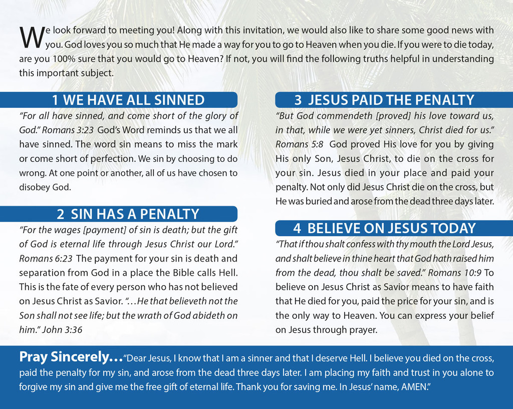 You're Invited Circle Logo Palm