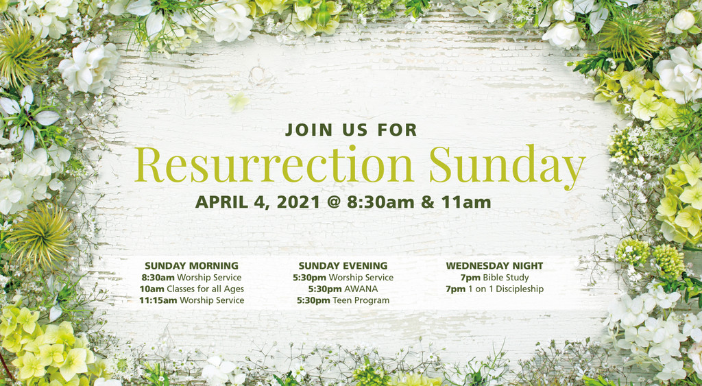Resurrection Sunday-Wood and Flowers