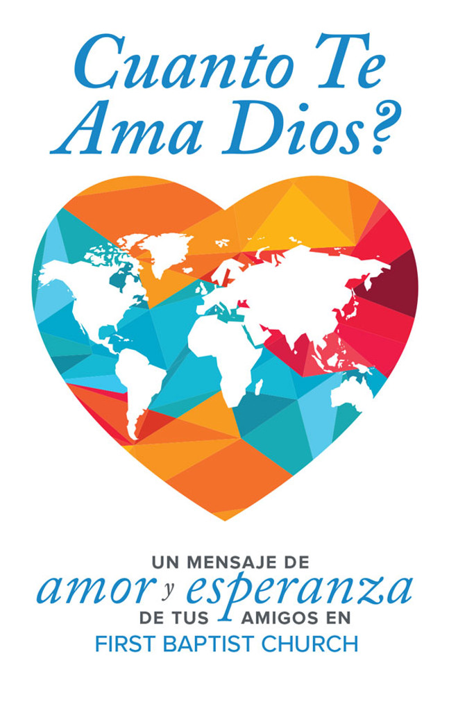 How Much Does God Love You? Love and Hope Heart Spanish