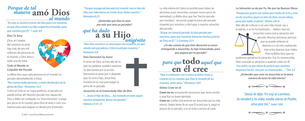 How Much Does God Love You? Love and Hope Heart Spanish