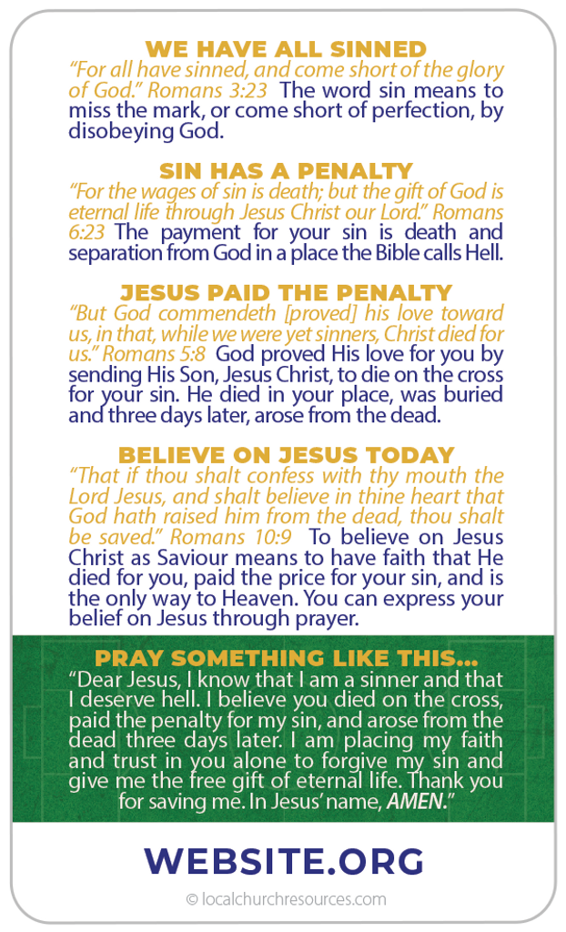 Final Score Soccer Card