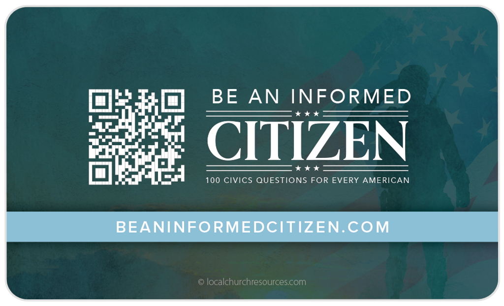 America the Beautiful Be An Informed Citizen