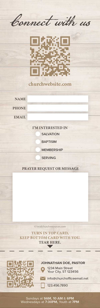 Large Connect Card Minimal