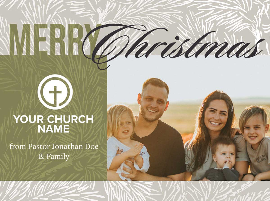 Christmas Minimal Green Pine