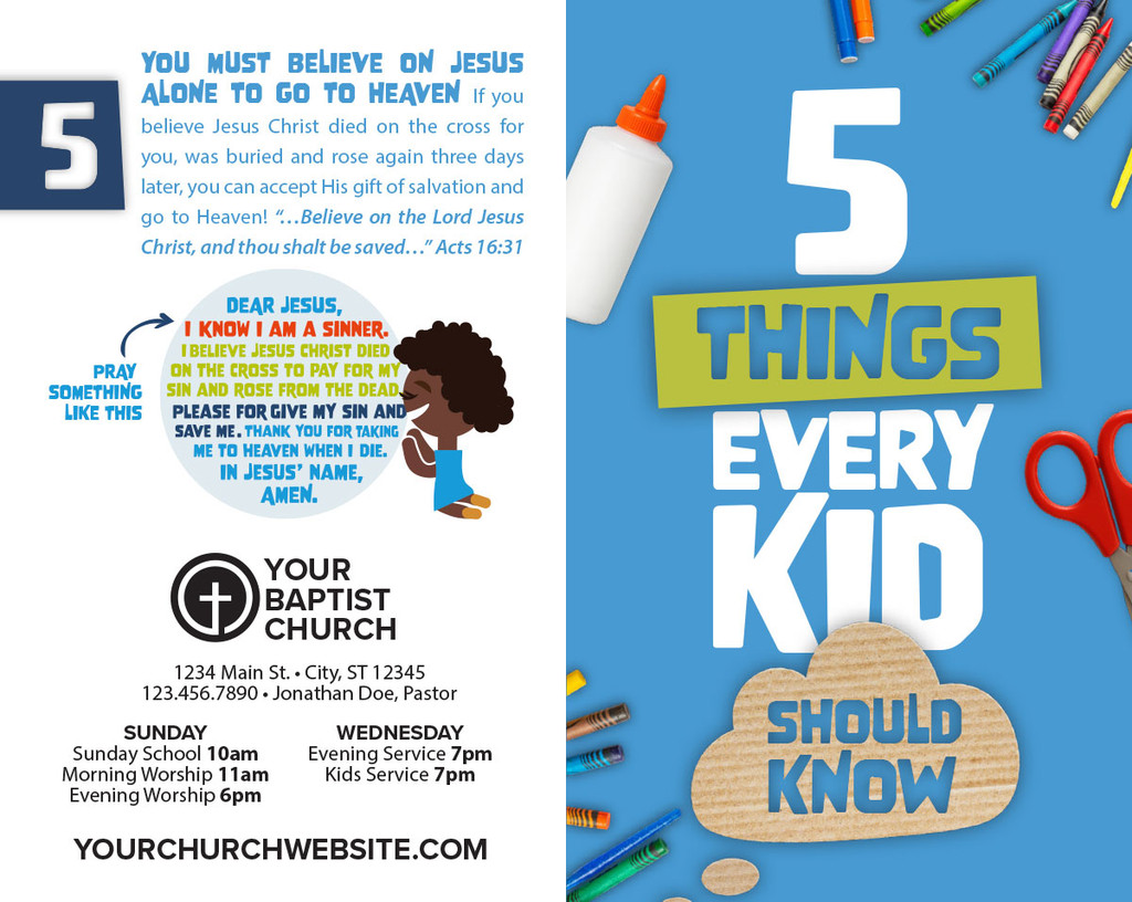 Five Things Every Kid Should Know Multicolor