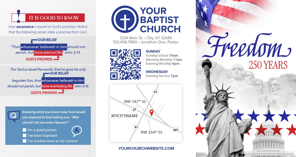 Freedom 250 White Collage