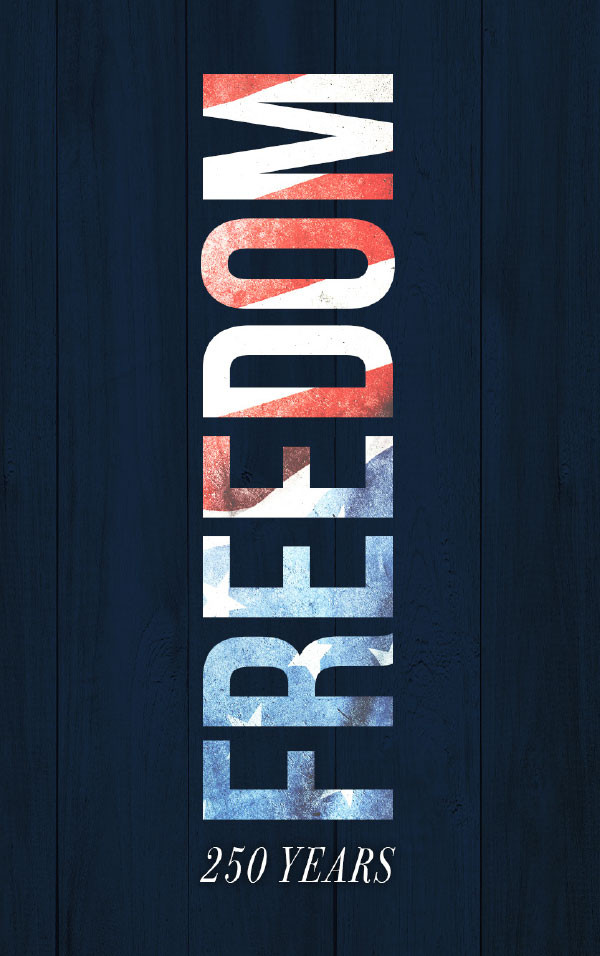 Freedom 250 Wooden Blue