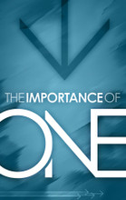 Front cover of “The Importance of One – Teal Arrows” gospel tract