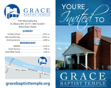 You're Invited Rectangle Photo Blue