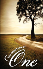 Front cover of “The Importance of One – Timeless Tree” gospel tract