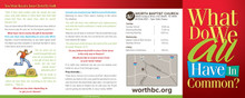Back panel of “What Do We All Have in Common? – Classic Red” gospel tract