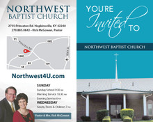 You're Invited Church Cover Blue
