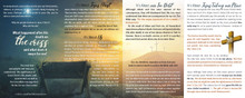 Back panel of “The Cross Is Not the End – Empty Tomb” gospel tract