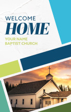 Welcome Home Geometric Horizontal Church