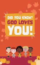Front cover of “Did You Know? God Loves You! – Youth Tract” gospel tract