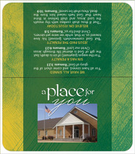 Green Place for You Folded Business Card